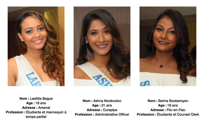 Découvrez les 12 candidates au titre de Miss Mauritius 2017