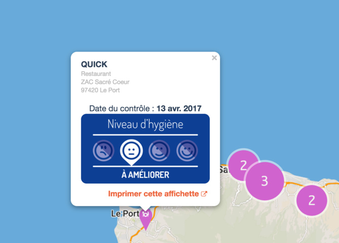 Un niveau d'hygiène à améliorer pour le Quick du Port Un niveau d'hygiène à améliorer pour le Quick du Port