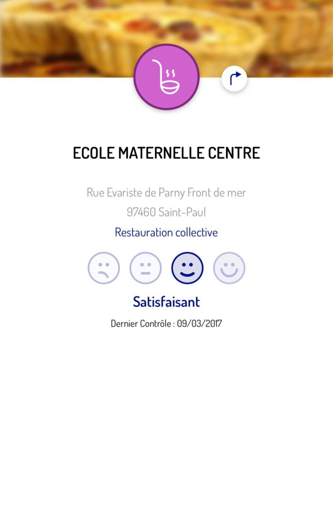 Les établissements de restauration scolaire figurent également dans l'application, de quoi rassurer les parents Les établissements de restauration scolaire figurent également dans l'application, de quoi rassurer les parents