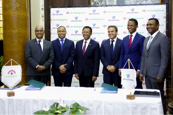 Accord historique entre Air Madagascar et Air Austral Accord historique entre Air Madagascar et Air Austral