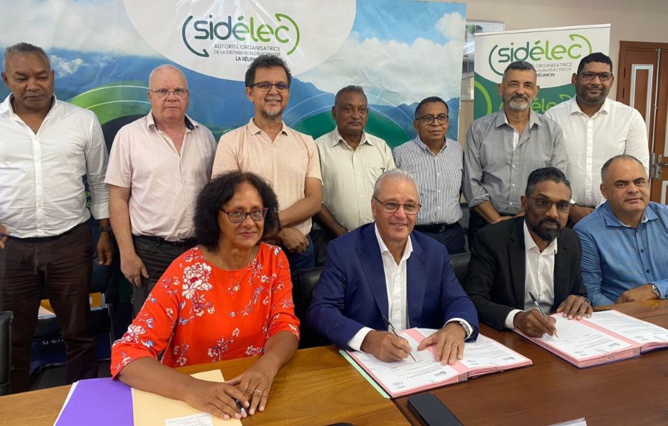 Partenariat : Transition Énergétique le SIDELEC Réunion et la CIREST s'engagent pour le territoire.