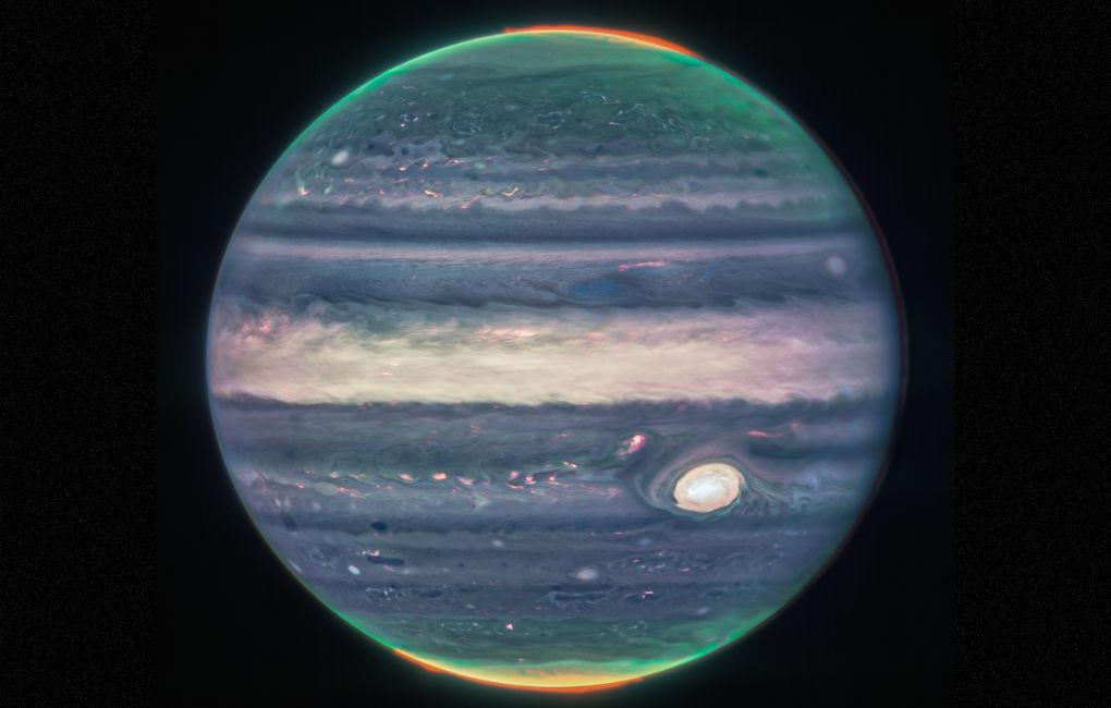 Credit: NASA, ESA, CSA, Jupiter ERS Team; traitement image Judy Schmidt.