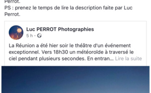 La photo du phénomène d'hier soir fait le buzz sur les réseaux sociaux 