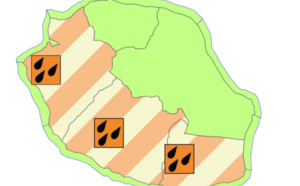 Le sud et l'ouest de La Réunion en vigilance fortes pluies à partir de 19h