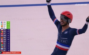 Vidéo Cyclisme : Le Réunionnais Donavan Grondin décroche la médaille d'or en omnium aux Championnats d'Europe