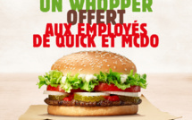 Burger King Réunion offre un Whopper aux employés de Quick et Macdo !